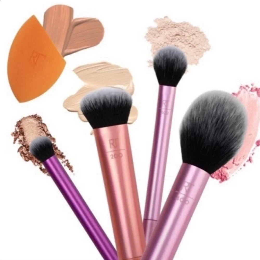 Real‎ Techniques Everyday Essential Brush Set Beauty Tools Gift Set NEW Box